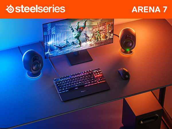 Steeiseries ゲーミングスピーカー Arena7 JP PC用スピーカー Steeiseries ゲーミングスピーカー Arena7 JP PC用スピーカー