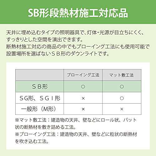 NEC LEDダウンライト調光タイプ SB形 埋込穴φ100 60W相当昼白色