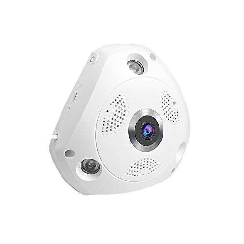 .A「C61S」防犯カメラ 屋内用 300万画素 ONVIF対応 C61S ネットワークカメラ 魚眼レンズ 360度 全天球 FHD 1536P WIFI 無線 MicroSDカー