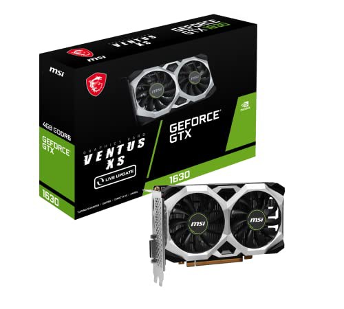 MSI GeForce GTX 1630 VENTUS XS 4G OC グラフィックスボード VD8157