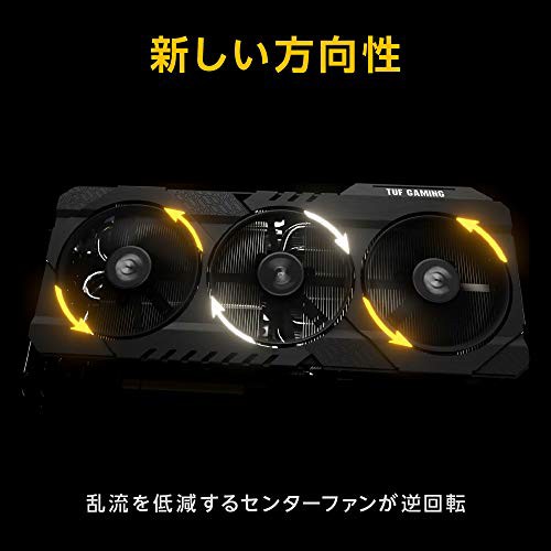 ASUSTek TUF Gaming NVIDIA GeForce RTX 3070 Ti 搭載ビデオカード OC