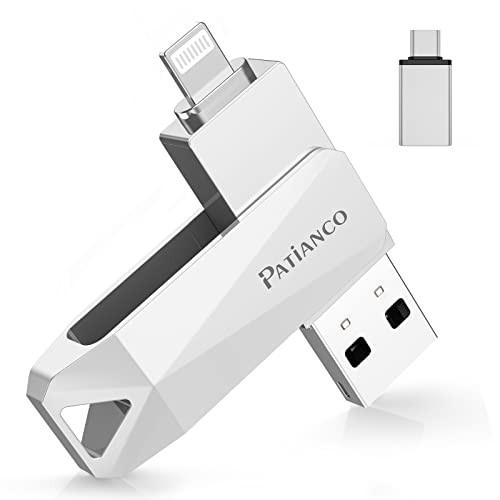 【MFi認証取得 セキュリティ機能付き】iPhone用 USBメモリ 512GB 3in1 フラッシュメモリ lightning/USB/Type-Cコネクタ搭載 写真データ移