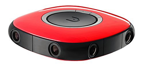 Vuze VR Camera 3D 360° 4K ウェアラブルカメラ 防滴 防塵 (レッド)