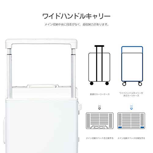 タビトラ] スーツケース キャリーケース トップオープン フロント