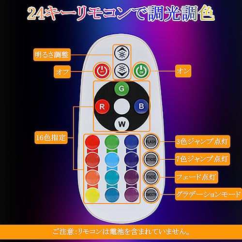 LEDテープライト 20M RGB 100V EL蛍光チューブ管 高輝度 屋外 防水 16