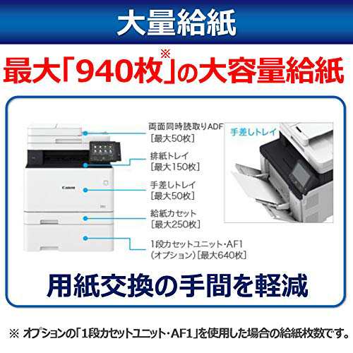 Canon レーザープリンター A4カラー複合機 Satera MF743Cdw(27PPM/自動両面/両面ADF有線・無線