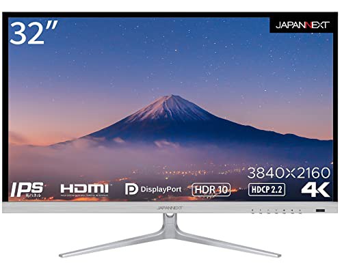 JAPANNEXT 32インチ 4K液晶ディスプレイ HDR対応 JN-IPS320FLUHDR-N フレームレス HDMI DP PIP/PBP対応