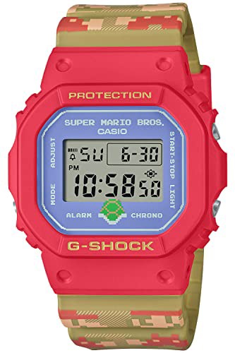 [カシオ] 腕時計 G-Shock 【国内正規品】 SUPER MARIO BROTHERSコラボレーションモデル DW-5600SMB-4JR メンズ マルチカラー