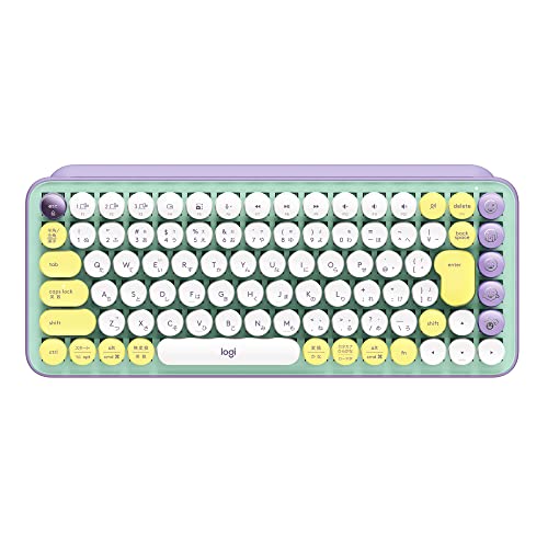 ロジクール POP KEYS K730PL メカニカル ワイヤレス キーボード