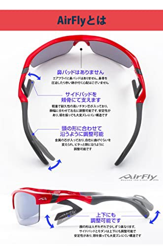 [AirFly] エアフライ サングラス AF-301 C-3BK