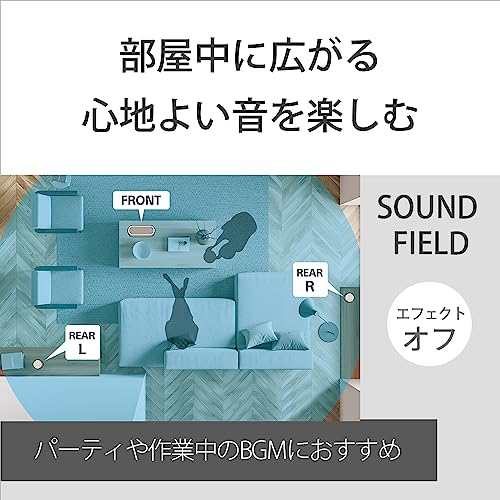 ソニー ポータブルシアターシステム HT-AX7：お家どこでもシアター空間