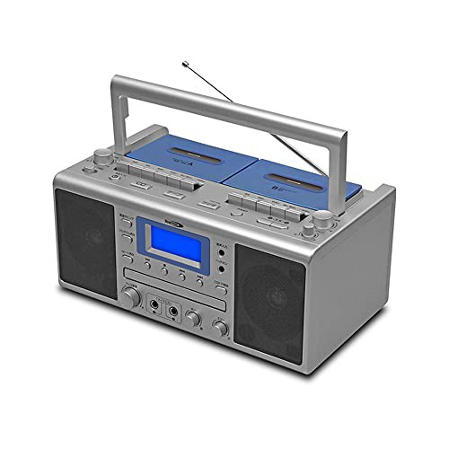 クマザキエイム カラオケCDダブルラジカセ WUTA ウータ KCR-207S - ラジオ