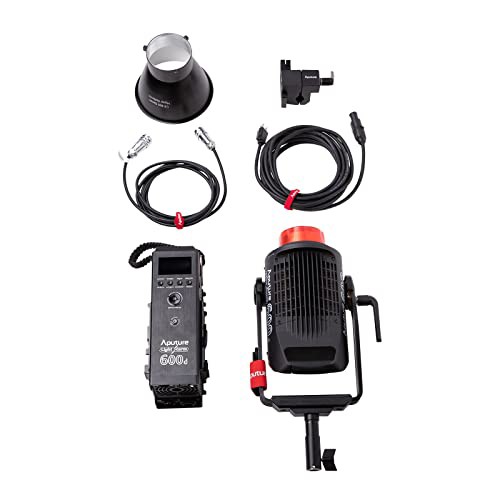 【Aputure正規代理】Aputure LS 600d 撮影用ライト 600W 色温度5600K 撮影ライト CRI/TLCI96 98,500Lux＠1m 定常光ビデオライト 8プログラム照明効果 アプリ制御可能 無段階調光 CCT