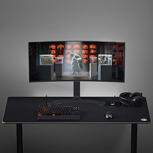SteelSeries ゲーミングマウスパッド 大型 ノンスリップラバーベース 12.2cm×59cm×0.3cm QcK 3XL 63843 マウスパッド