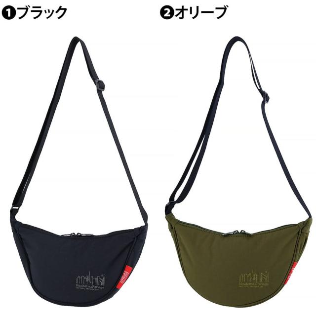 【最大900円OFF】モールクーポン対象！マンハッタンポーテージ ショルダーバッグ B6 Manhattan Portage MP2403PNT ブロンククレセントバッグパデッドナイロンタフタ ブラック メンズ レディース キッズ ポイント10倍 送料無料 誕生日プレゼント ギフト ラッピング無料_1