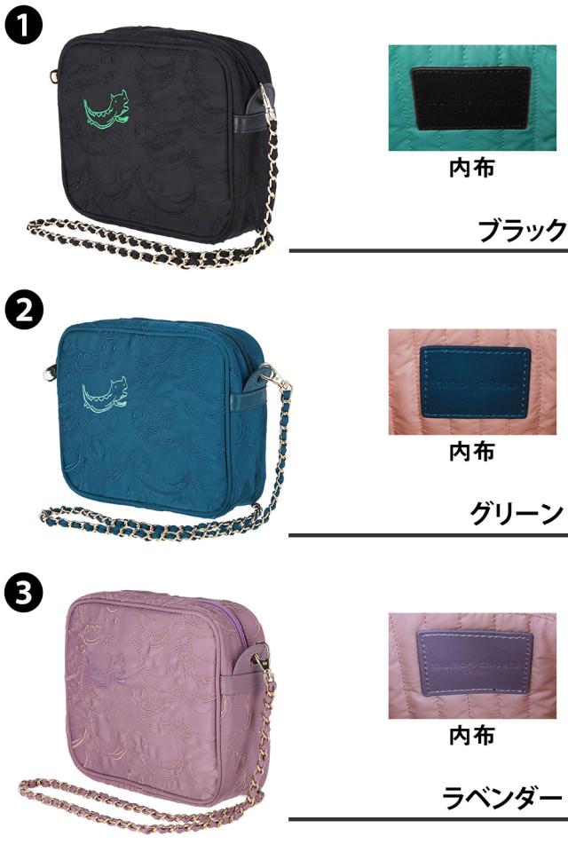 ツモリチサト バッグ ショルダーバッグ 斜めがけ ミニショルダー tsumori chisato なみネコししゅう B6サイズ 50885 レディース 大人 軽量 ポイント10倍 送料無料 誕生日プレゼント ギフト ラッピング無料 【正規代理店】_1