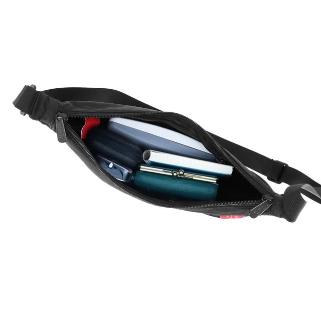 【最大900円OFF】モールクーポン対象！マンハッタンポーテージ ショルダーバッグ B6 Manhattan Portage MP2403PNT ブロンククレセントバッグパデッドナイロンタフタ ブラック メンズ レディース キッズ ポイント10倍 送料無料 誕生日プレゼント ギフト ラッピング無料_3