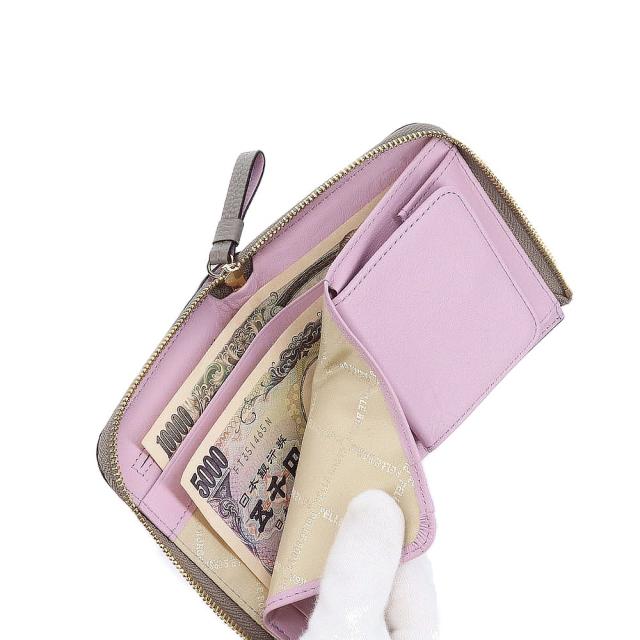 ペレボルサ 紙入れ 二つ折り紙入れ 折紙入れ PELLE BORSA フィーネグッズ L字ジッパーミニ紙入れ 205444 牛皮 レディース 尖んがり10倍 貨物輸送無料 生まれ落ちる日差し上げ物 差し上げ物 ラッピング無料 【定まり代わりになる店】nwar