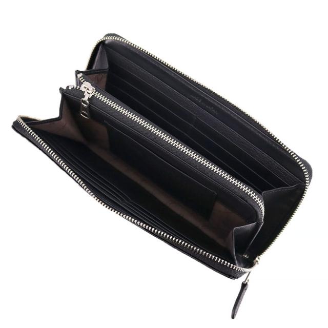ダコタブラックレーベル モスト 長財布 ラウンドファスナー長財布 財布 620052ダコタ 財布 メンズ Dakota black label やぎ革 日本製 レディース ブラック 黒 シンプル コンパクト 無地 送料無料 プレゼント ラッピング無料_5