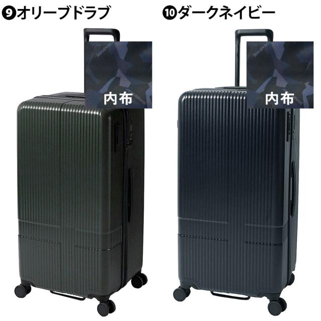 イノベーター スーツケース ビジネスキャリー キャリーバッグ キャリーケース ストッパー ハード innovator inv80 92L 旅行かばん メンズ レディース ポイント10倍 送料無料 誕生日プレゼント ギフト イノベイター_5