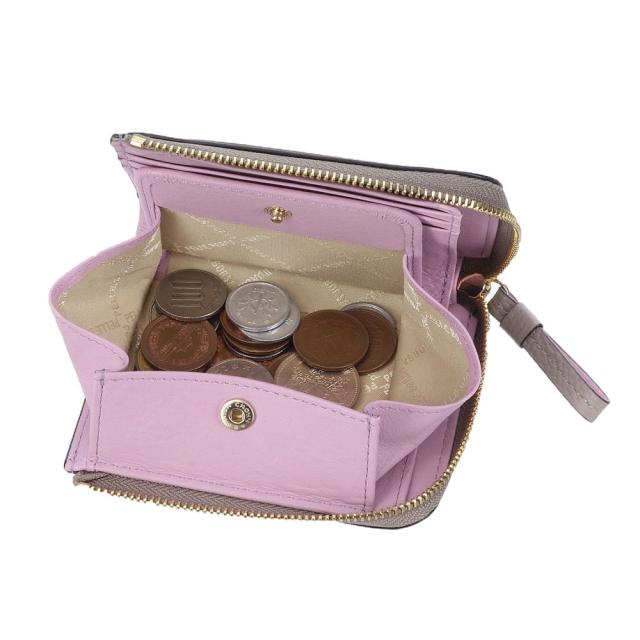 ペレボルサ 紙入れ 二つ折り紙入れ 折紙入れ PELLE BORSA フィーネグッズ L字ジッパーミニ紙入れ 205444 牛皮 レディース 尖んがり10倍 貨物輸送無料 生まれ落ちる日差し上げ物 差し上げ物 ラッピング無料 【定まり代わりになる店】nwar