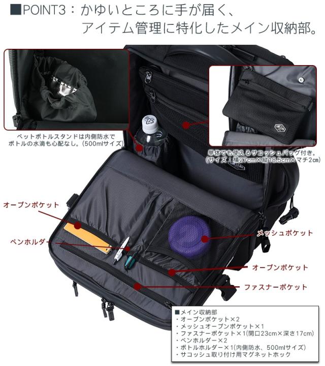 シムクリア バッグ 3WAY ビジカジ リュック ビジネスリュック デイパック バックパック SIMCLEAR ツナグバッグスクエアエキスパンダブル 拡張式 A3 B4 A4 tsb13 メンズ レディース ポイント10倍 送料無料 ラッピング無料 【正規代理店】_6