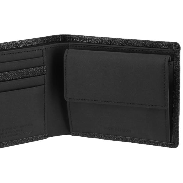 ダコタブラックレーベル モスト 二つ折り財布 折財布 財布 620050ダコタ 財布 メンズ Dakota black label やぎ革 日本製 レディース ブラック 黒 シンプル コンパクト 無地 送料無料 プレゼント ラッピング無料_8