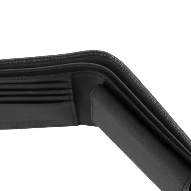 ダコタブラックレーベル モスト 二つ折り財布 折財布 財布 620050ダコタ 財布 メンズ Dakota black label やぎ革 日本製 レディース ブラック 黒 シンプル コンパクト 無地 送料無料 プレゼント ラッピング無料_9