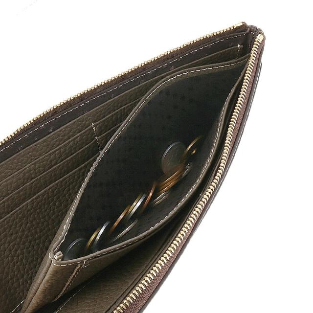 ペレボルサ 財布 長財布 レディース L字ファスナー 本革 薄い レネットグッズ PELLEBORSA 204718 薄マチ スリム ウォレット 薄財布 薄型 日本製 牛革 P10倍 送料無料 ラッピング無料_9
