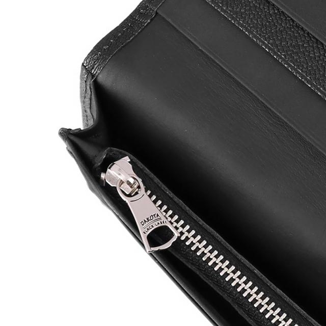 ダコタブラックレーベル モスト 長財布 被せ長財布 財布 620051ダコタ 財布 メンズ Dakota black label やぎ革 日本製 レディース ブラック 黒 シンプル コンパクト 無地 送料無料 プレゼント ラッピング無料_11
