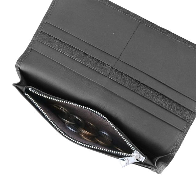 ダコタブラックレーベル モスト 長財布 被せ長財布 財布 620051ダコタ 財布 メンズ Dakota black label やぎ革 日本製 レディース ブラック 黒 シンプル コンパクト 無地 送料無料 プレゼント ラッピング無料_12