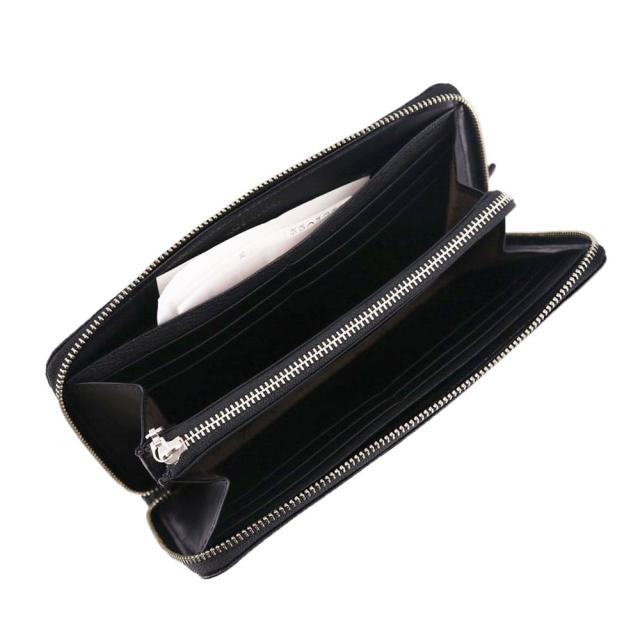 ダコタブラックレーベル モスト 長財布 ラウンドファスナー長財布 財布 620052ダコタ 財布 メンズ Dakota black label やぎ革 日本製 レディース ブラック 黒 シンプル コンパクト 無地 送料無料 プレゼント ラッピング無料_12