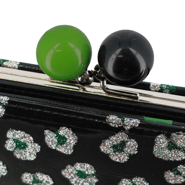 【OFF】モールクーポン対象！ツモリチサト 財布 二つ折り財布 折財布 がま口財布 小銭入れあり tsumori chisato グリッターフラワー 57854 レディース 本革 日本製 小さめ ポイント10倍 送料無料 誕生日プレゼント ギフト ラッピング無料 【正規代理店】_12