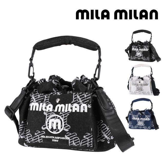 【最大900円OFF】モールクーポン対象！ミラ・ミラン バッグ ショルダーバッグ ハンドバッグ 2WAY mila milan デニーモ 巾着ショルダーバッグ A5サイズ 264122 メンズ レディース ポイント10倍 送料無料 誕生日プレゼント ギフト ラッピング無料 【正規代理店】