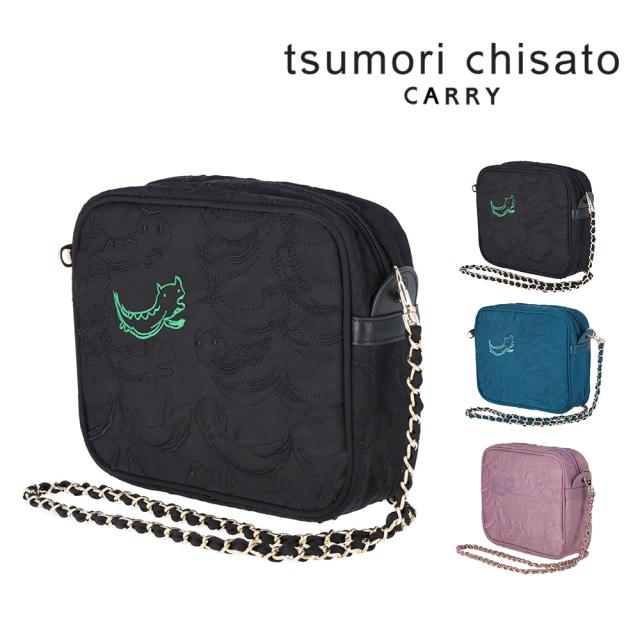 ツモリチサト バッグ ショルダーバッグ 斜めがけ ミニショルダー tsumori chisato なみネコししゅう B6サイズ 50885 レディース 大人 軽量 ポイント10倍 送料無料 誕生日プレゼント ギフト ラッピング無料 【正規代理店】