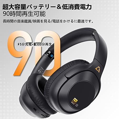 Ankbit E500Pro+ 【 LDAC対応】 ワイヤレス ヘッドホン Bluetooth