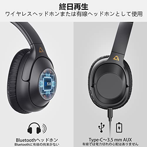 Ankbit E500Pro+ 【 LDAC対応】 ワイヤレス ヘッドホン Bluetooth