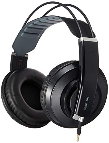 Superlux セミ・オープン型プロフェッショナルモニターヘッドフォン HD681EVO/B BLACK