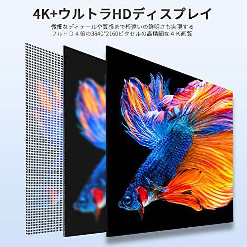 モバイルモニター KUMK 13.3インチ 4kポータブルモニター モニター