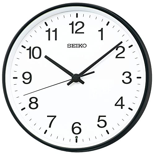 セイコークロック(Seiko Clock) 掛け時計 電波 アナログ 金属枠