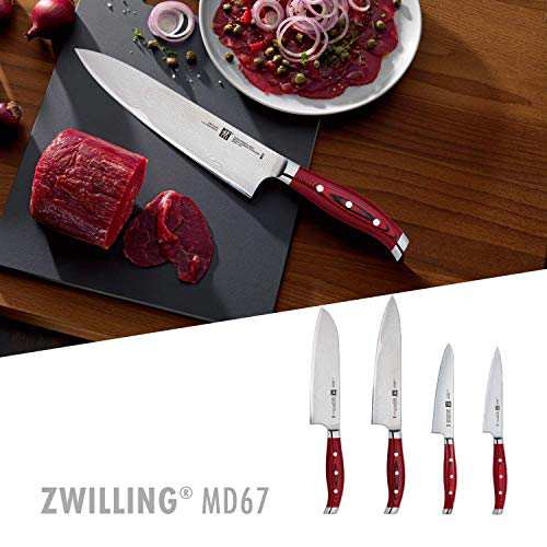 Zwilling ツヴィリング 「 ツインセルマックス MD67 シェフナイフ 200mm 日本製 」牛刀 洋包丁 包丁 ダマスカス 多層鋼 岐阜県関市製 日