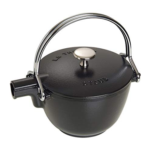staub ラウンドティーポット ブラック 40509-421(1650023)の通販は