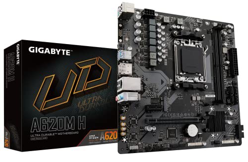 GIGABYTE A620チップセット搭載 Micro-ATX マザーボード A620M H MB6172の通販は