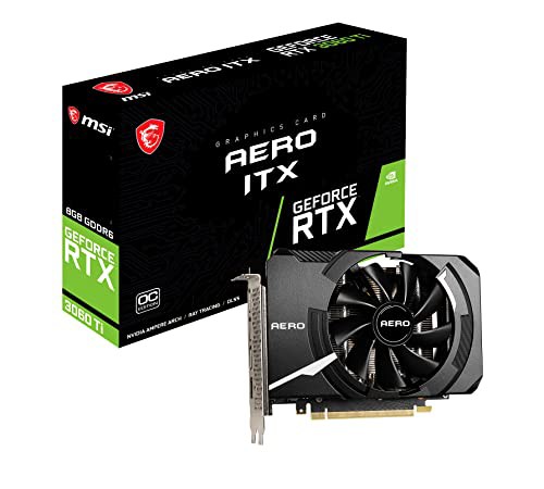 MSI GeForce RTX 3060 Ti AERO ITX 8G OC LHR グラフィックスボード VD7849