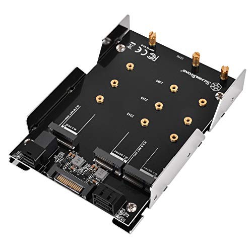 SilverStone 3.5インチHDD→3基M.2 SSD転換アダプター SST-SDP12の通販は