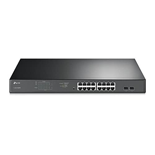 TP-LINK TL-SG1218MPE JetStream 16-Port Gigabit Easy Smart PoE/PoE+ Switch