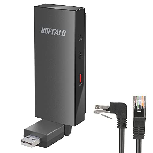 バッファロー WiFi 無線LAN 子機 LAN端子用 11ac/n/a/g/b 866Mbps+300Mbps WI-UG-AC866/Nの通販は
