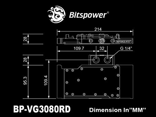 Bitspower Classic VGA Water Block for GeForce RTX 3080 Reference Design