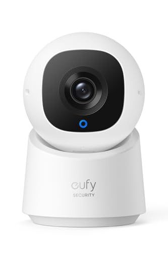 Anker Eufy Indoor Cam C220 (屋内カメラ) ネットワークカメラ/ベビーモニター/ペット見守り/防犯カメラ / 2K画質 / ズーム対応 / 360°監視/AI動作検知/Wi-Fi対応の通販は