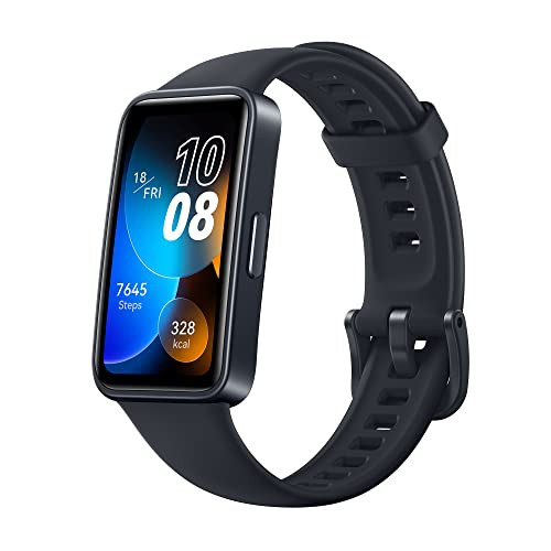 HUAWEI Band 8 スマートウォッチ 高精細フルビューディスプレイ1.47インチ 14日間持続バッテリー 高精度睡眠測定 薄型軽量 24時間健康管理 バンド交換可能 着信通知 LINEアプリ通知 iOS&Android対応 ミッドの通販は